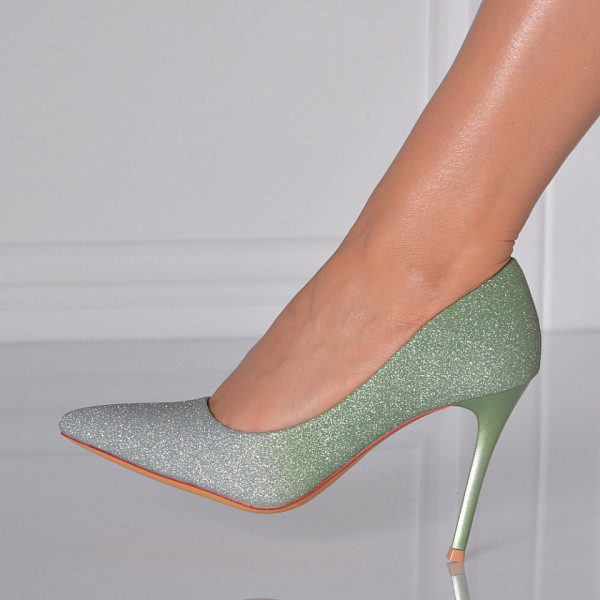 Pantofi Cu Toc Dama Doroty Verzi