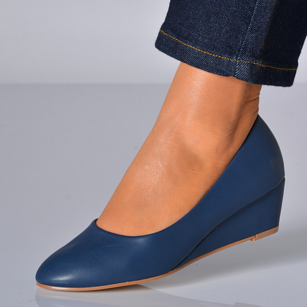 Pantofi Cu Platforma Zyna Navy