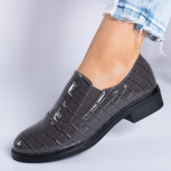 Pantofi Dama Casual Kelsi Gri