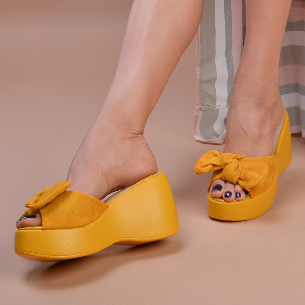 Papuci dama Ahile Yellow