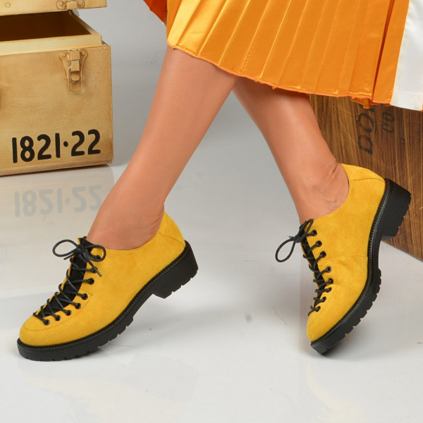 Pantofi Casual Dama Nola Yellow