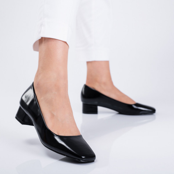 Pantofi Cu Toc Dama Savin 2 Negri