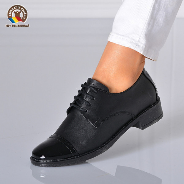 Pantofi Dama Piele Naturala Catrina Negri