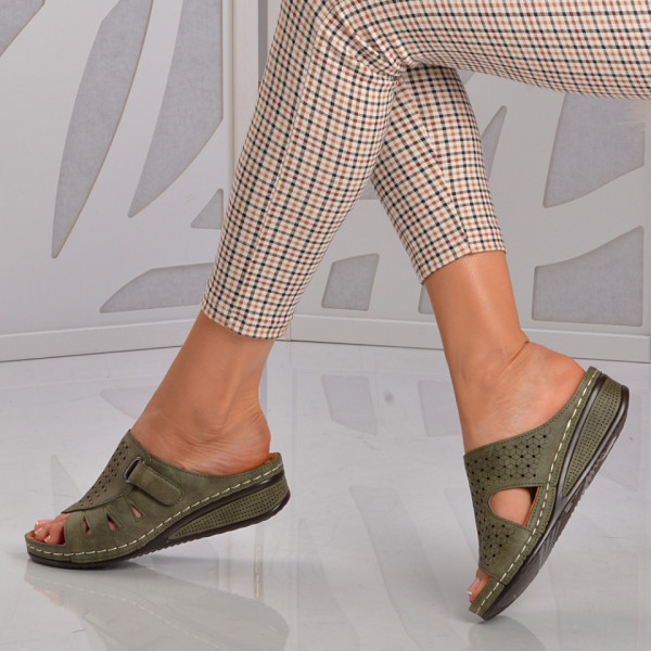 Papuci Dama Isolda Green