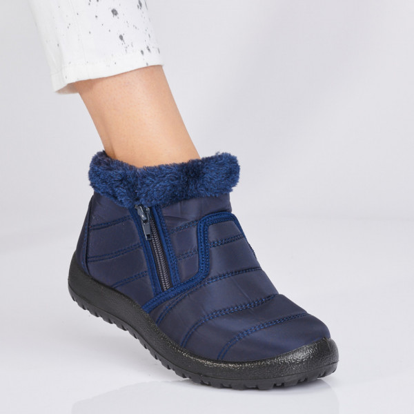 Cizme Dama Imblanite Alvaro Navy