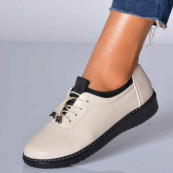 Pantofi Casual Dama Magda Bej