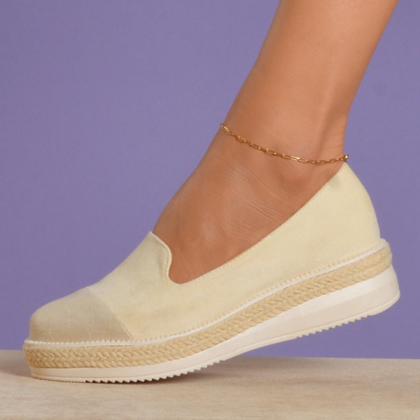 Pantofi Casual Dama Tery Bej