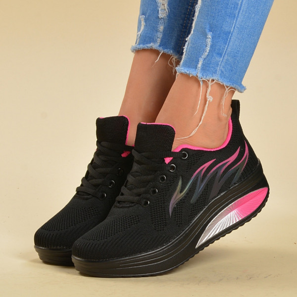 Adidasi dama Zena 2 Negru/Roz