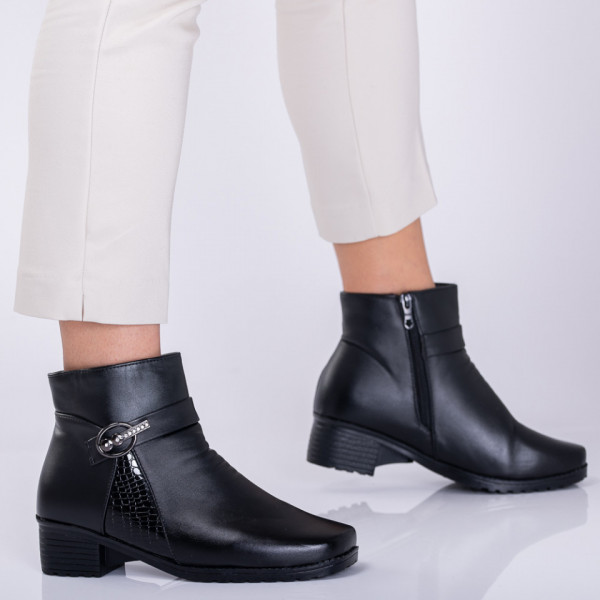 Ghete dama imblanite Briela 3 Negre