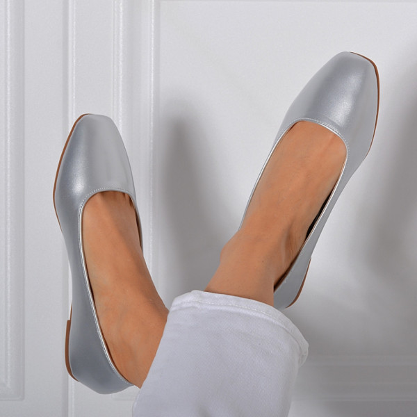 Pantofi Casual Dama Alice Argintii