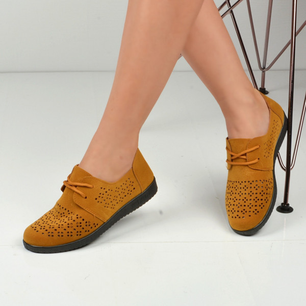 Pantofi Casual Dama Fabia 2 Camel