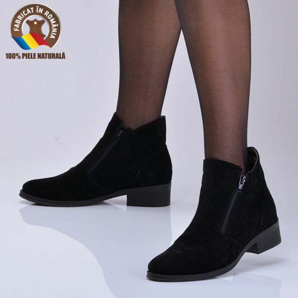 Ghete Dama Piele Naturala Bety 2 Negre