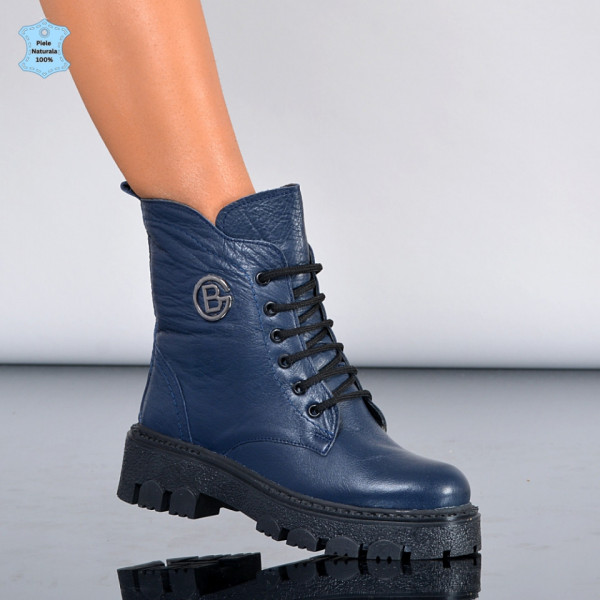 Ghete Dama Piele Naturala Deea 2 Navy