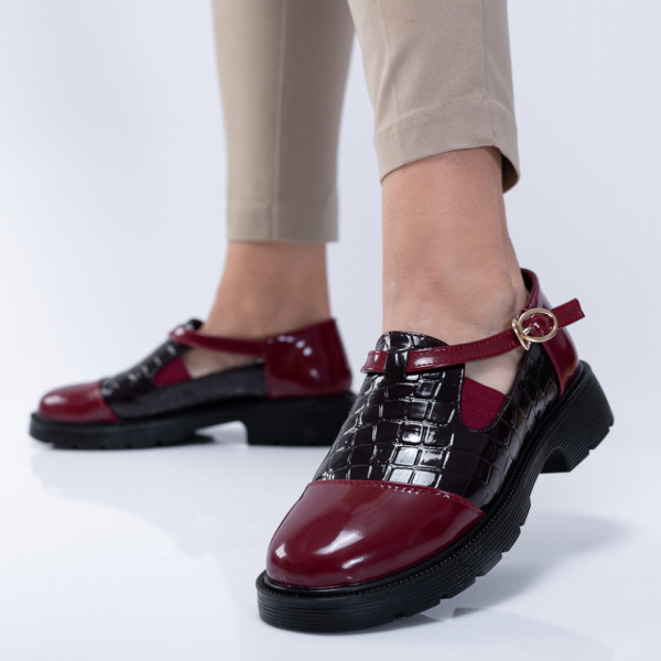 Pantofi Casual Dama Jill Bordo