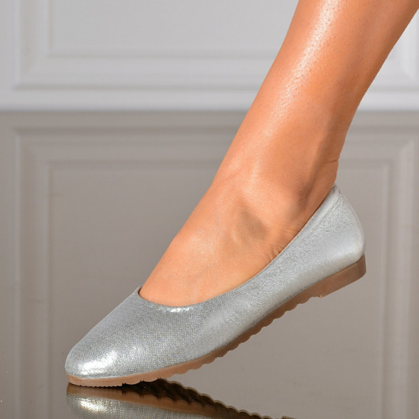Pantofi Casual Dama Manuela Argintii