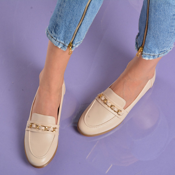 Pantofi Casual Dama Taipei Bej