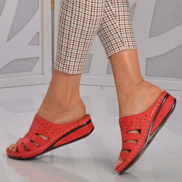 Papuci Dama Laguna Red