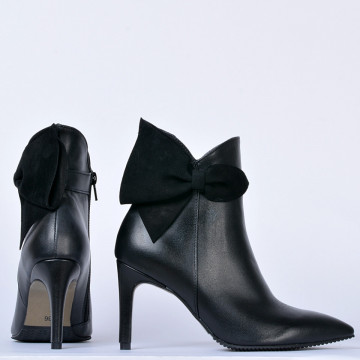 Botine Piele Naturala Alura Negre- Need 4 Shoes