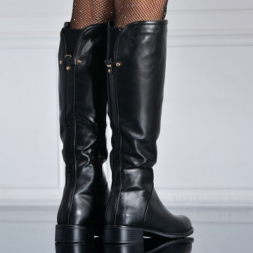 Cizme Dama Imblanite Amanda Negre- Need 4 Shoes