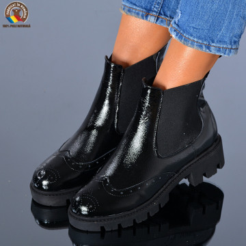 Ghete dama Piele Naturala Astra Negre - Need 4 Shoes