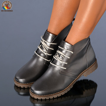 Ghete dama Piele Naturala Serena Bronz- Need 4 Shoes