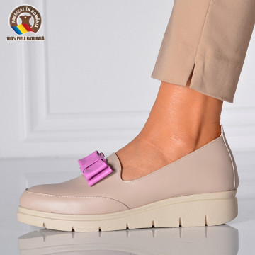 Pantofi Dama Piele Naturala Bya 2 Nude-Need 4 Shoes