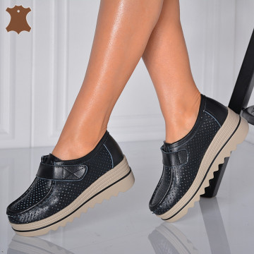 Pantofi Dama Piele Naturala Corso 6 Negri - Need 4 Shoes