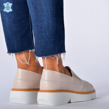 Pantofi Dama Piele Naturala Isadora Roz- Need 4 Shoes