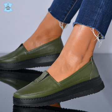 Pantofi Dama Piele Naturala Maira 2 Verzi- Need 4 Shoes