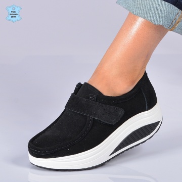 Pantofi Dama Piele Naturala Zena 9 Negri- Need 4 Shoes