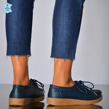 Pantofi Dama Piele Naturala Zora 3 Navy- Need 4 Shoes