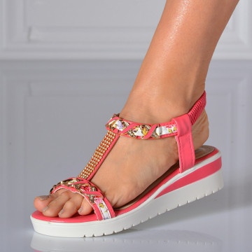 Sandale Cu Platforma Mairis Roz- Need 4 Shoes