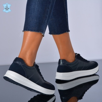Adidasi Dama Piele Naturala Maurina Navy- Need 4 Shoes