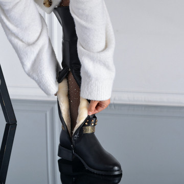 Cizme Dama Imblanite Arya Negre- Need 4 Shoes