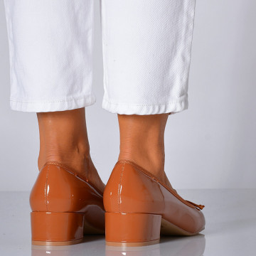 Pantofi Cu Toc Dama Odelina Camel- Need 4 Shoes