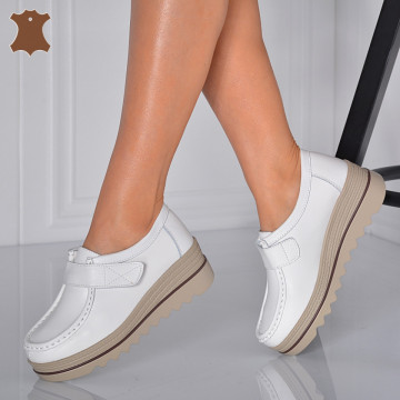 Pantofi Dama Piele Naturala Corso 5 Albi- Need 4 Shoes