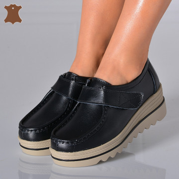 Pantofi Dama Piele Naturala Corso 5 Negri - Need 4 Shoes