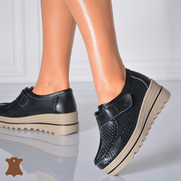 Pantofi Dama Piele Naturala Corso 6 Negri - Need 4 Shoes