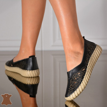 Pantofi Dama Piele Naturala Dalina Negri- Need 4 Shoes