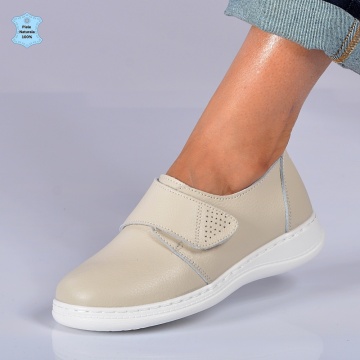 Pantofi Dama Piele Naturala Dana Bej- Need 4 Shoes