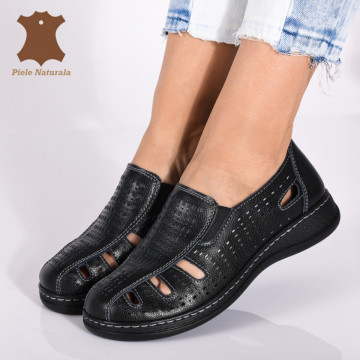 Pantofi Dama Piele Naturala Eden Negri- Need 4 Shoes