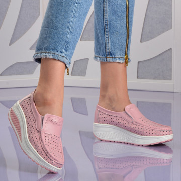 Pantofi Dama Piele Naturala Jet Roz- Need 4 Shoes