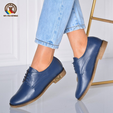 Pantofi Dama Piele Naturala Melda Navy- Need 4 Shoes