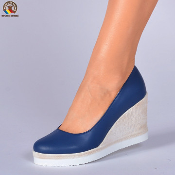 Pantofi Dama Piele Naturala Zelyna Navy