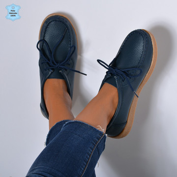 Pantofi Dama Piele Naturala Zora 3 Navy- Need 4 Shoes