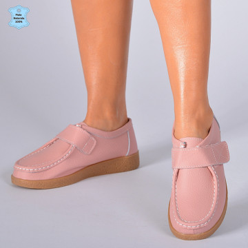 Pantofi Dama Piele Naturala Zora 4 Roz- Need 4 Shoes