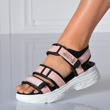 Sandale Cu Platforma Denalia Roz- Need 4 Shoes