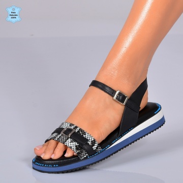 Sandale Dama Piele Naturala Lucia 15 Negre- Need 4 Shoes
