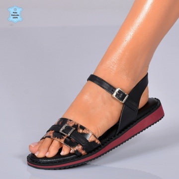 Sandale Dama Piele Naturala Lucia 4 Negre- Need 4 Shoes