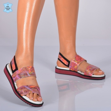 Sandale Dama Piele Naturala Ruby Multicolor- Need 4 Shoes